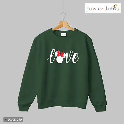 Stylish Green Cotton Printed Long Sleeve Round Neck For Boys-thumb0