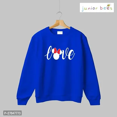 Stylish Blue Cotton Printed Long Sleeve Round Neck For Boys-thumb0