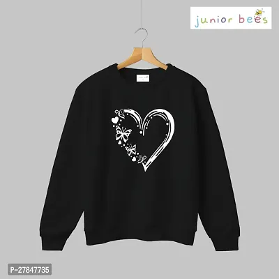 Stylish Black Cotton Printed Long Sleeve Round Neck For Boys-thumb0