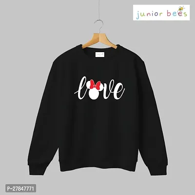 Stylish Black Cotton Printed Long Sleeve Round Neck For Boys-thumb0