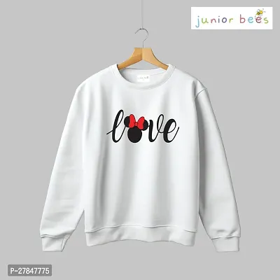 Stylish White Cotton Printed Long Sleeve Round Neck For Boys-thumb0