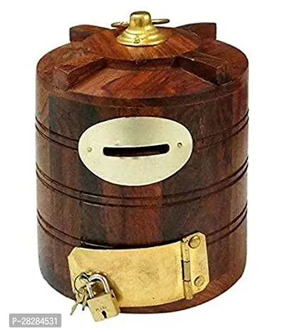 Designers Wood Piggy Bank Saving Box For Kids