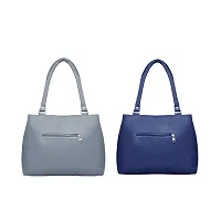 Classic Solid Handbag For Women pack of 2-thumb1