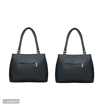 Classic Solid Handbag For Women pack of 2-thumb3