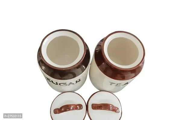 Useful Ceramic Tea And Sugar Jar-300 Ml-thumb3
