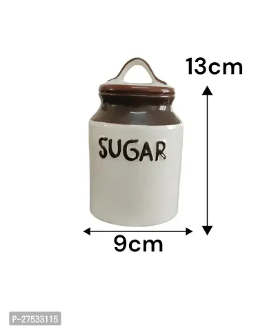 Useful Ceramic Tea And Sugar Jar-300 Ml-thumb4