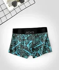 Classic Cotton Printed Trunks for Men, Pack of 4-thumb2