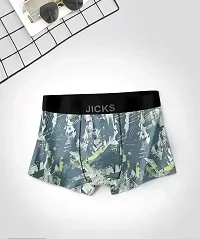 Classic Cotton Printed Trunks for Men, Pack of 4-thumb1