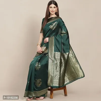 Beautiful Art Silk Saree With Blouse Piece For Women