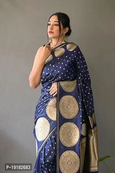 Beautiful Art Silk Saree With Blouse Piece For Women