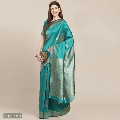 Beautiful Art Silk Saree With Blouse Piece For Women