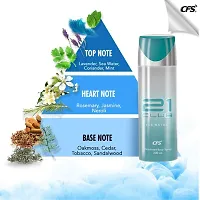 CFS 21 Club Ice Water Deodorant Body Spray and CFS Pure Heart Pink Deodorant Body Spray, Combo of 2, 200ml. Each-thumb1