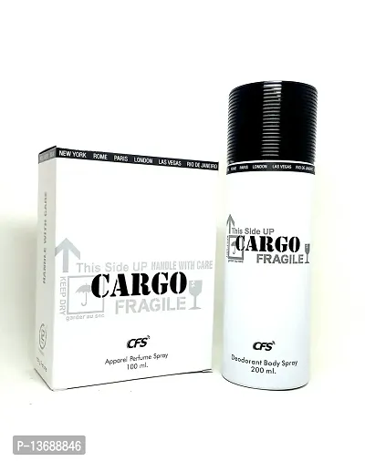 CFS Cargo White Deodorant Body Spray ans CFS Cargo White Perfume Combo-thumb0