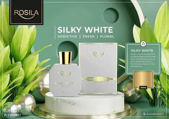 Silky White Perfume For Women 100 Ml - Eau De Parfum - Premium Long Lasting Fragrance Spray - Addictive | Fresh | Floral | Long-lasting Perfume for Women | Women Choice Perfume For All Day | Premium Long Lasting Fragrance Spray - Floral Fruity  Fresh-thumb4