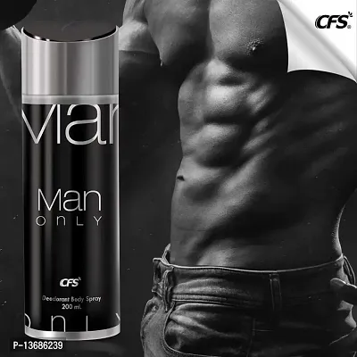 CFS Man Only Black Deodorant Long Lasting Best Deo For Men, 200 Ml-thumb4