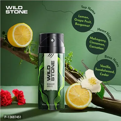 Wild Stone Forest Spice Deodorants for Men, Pack of 2 (150ml each)-thumb4