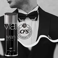 CFS Man Only Black Deodorant Long Lasting Best Deo For Men, 200 Ml-thumb2