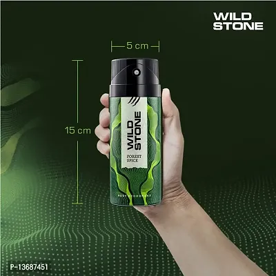 Wild Stone Forest Spice Deodorants for Men, Pack of 2 (150ml each)-thumb5