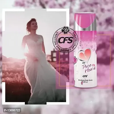 CFS 21 Club Ice Water Deodorant Body Spray and CFS Pure Heart Pink Deodorant Body Spray, Combo of 2, 200ml. Each-thumb4
