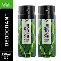 Wild Stone Forest Spice Deodorants for Men, Pack of 2 (150ml each)-thumb1