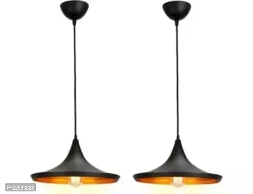 Ball Tasla Black Hanging Decorative Hanging Lamp-Pack Of 2-thumb0