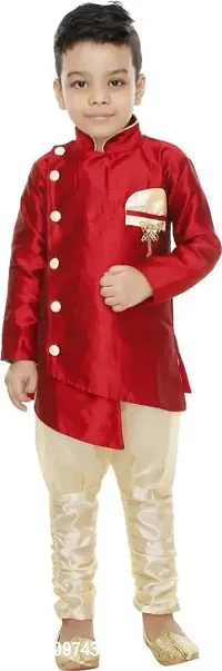 Blue sherwani Set (4 to 5 years - 30, Designer, RED)