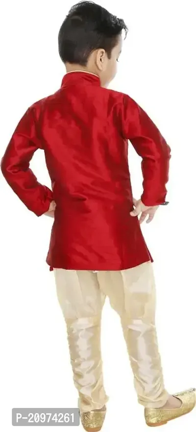 Blue sherwani Set (18-24 months- 24, Designer, RED)-thumb2