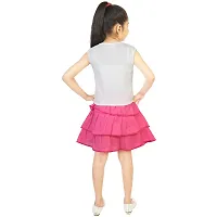 white with PINK background  TOP WITH COTTON SKIRT-thumb3