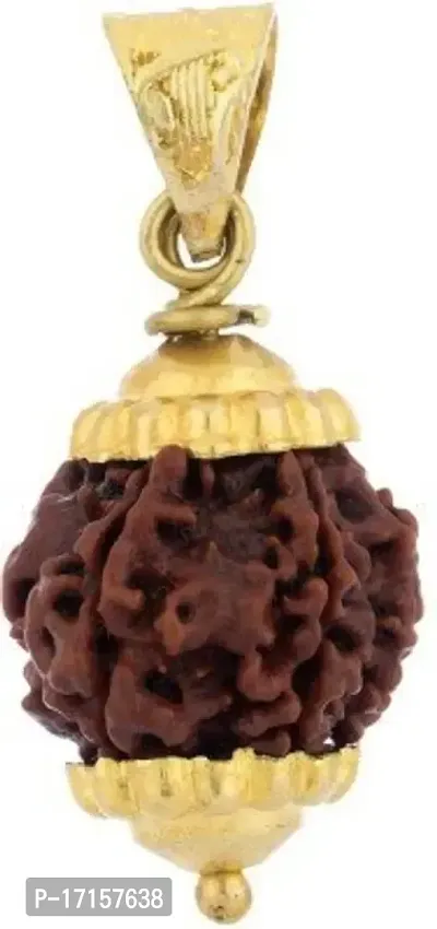 Shiv Ram Jyotish Kendra Certified six face rudraksha Pendant-thumb0