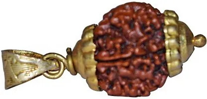 Shiv Ram Jyotish Kendra Certified six face rudraksha Pendant-thumb1