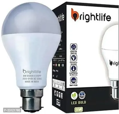 Brightlife 9 W Round B22 LED Bulb (White)-thumb0