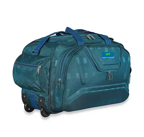 Frontsy Travel Duffle Bag With Wheels Trolley Men and Women