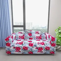 Classic Polyester Spandex Sofa Cover , Printed Big Elasticity Cover for Couch and Recliner , Flexible Stretch Sofa Slipcover for Four Seater (230-300cm)-thumb2