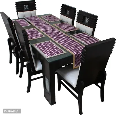 Fabulous Multicoloured Table Runner With 6 table Placemats-thumb0