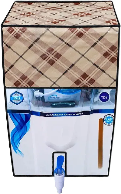 Designer Polyester Checked Water Purifier Covers vol-1