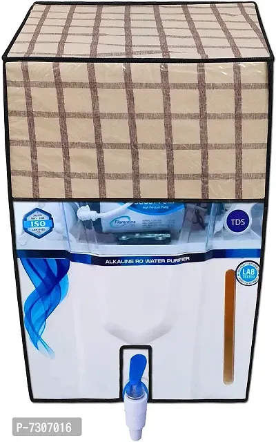 Designer Polyester Checked Water Purifier Covers