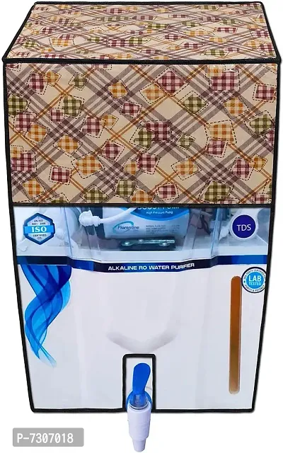 Designer Polyester Checked Water Purifier Covers