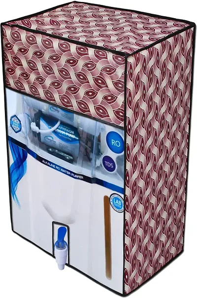 Designer Polyester Checked Water Purifier Covers vol-7