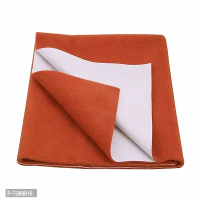 Comfortable Cotton Baby Bed Protecting Mat  - Orange, Large-thumb2