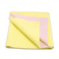 Comfortable Cotton Baby Bed Protecting Mat  - Yellow, Large-thumb1