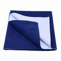 Comfortable Cotton Baby Bed Protecting Mat  - Blue, Medium-thumb1
