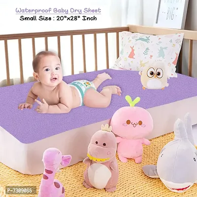 Comfortable Cotton Baby Bed Protecting Mat  - Lavender, Small