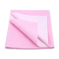 Comfortable Cotton Baby Bed Protecting Mat  - Pink, Small-thumb1