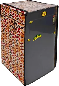 Attractive Polyester Brown Refrigerator Cover-thumb2