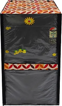 Attractive Polyester Brown Refrigerator Cover-thumb1