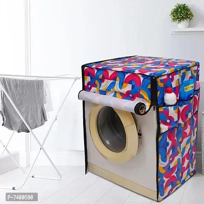 Designer Polyester Front Loading Washing Machine Cover