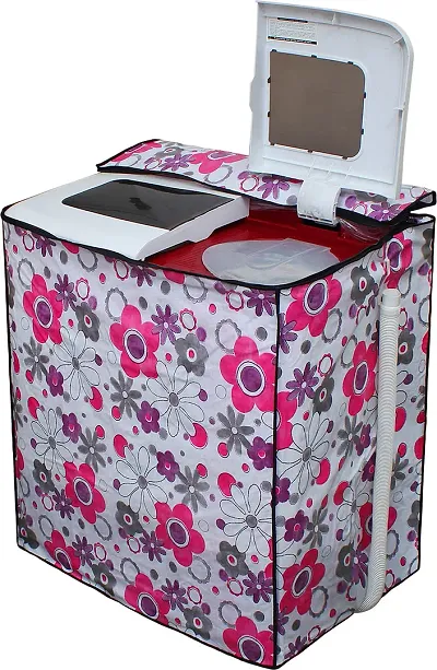 Designer Polyester Top Loading Washing Machine Cover Vol-6