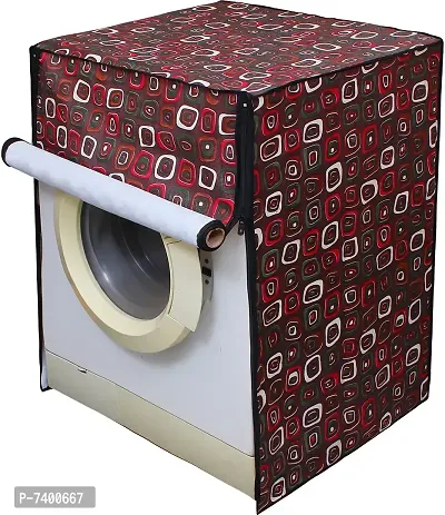 Designer Polyester Front Loading Washing Machine Cover