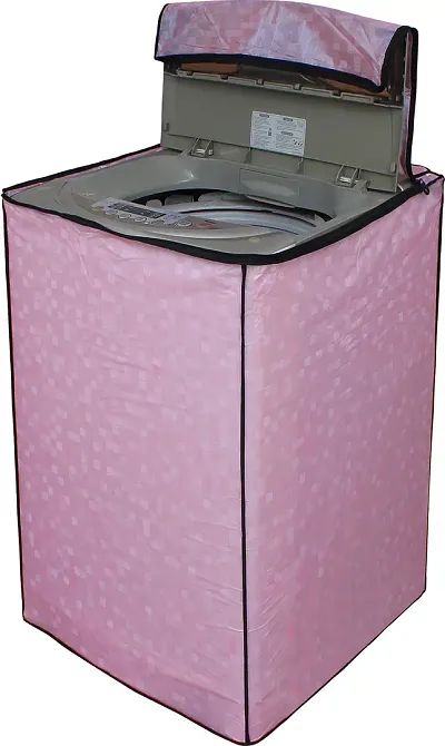 Designer Polyester Top Loading Washing Machine Cover Vol-6