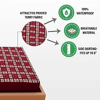 Comfortable Terry Cotton Waterproof Dust-Proof Mattress Cover for Single Size Bed-thumb3